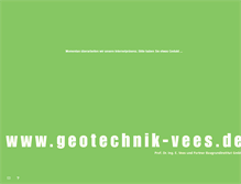 Tablet Screenshot of geotechnik-vees.de